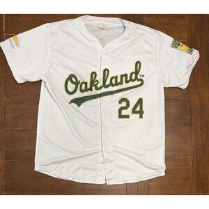 Oakland Athletics Rickey Henderson Jersey White MLB SGA Promo Men’s Medium